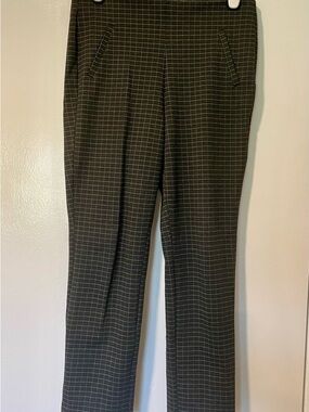 Chico's grey check Cropped Ankle Pants